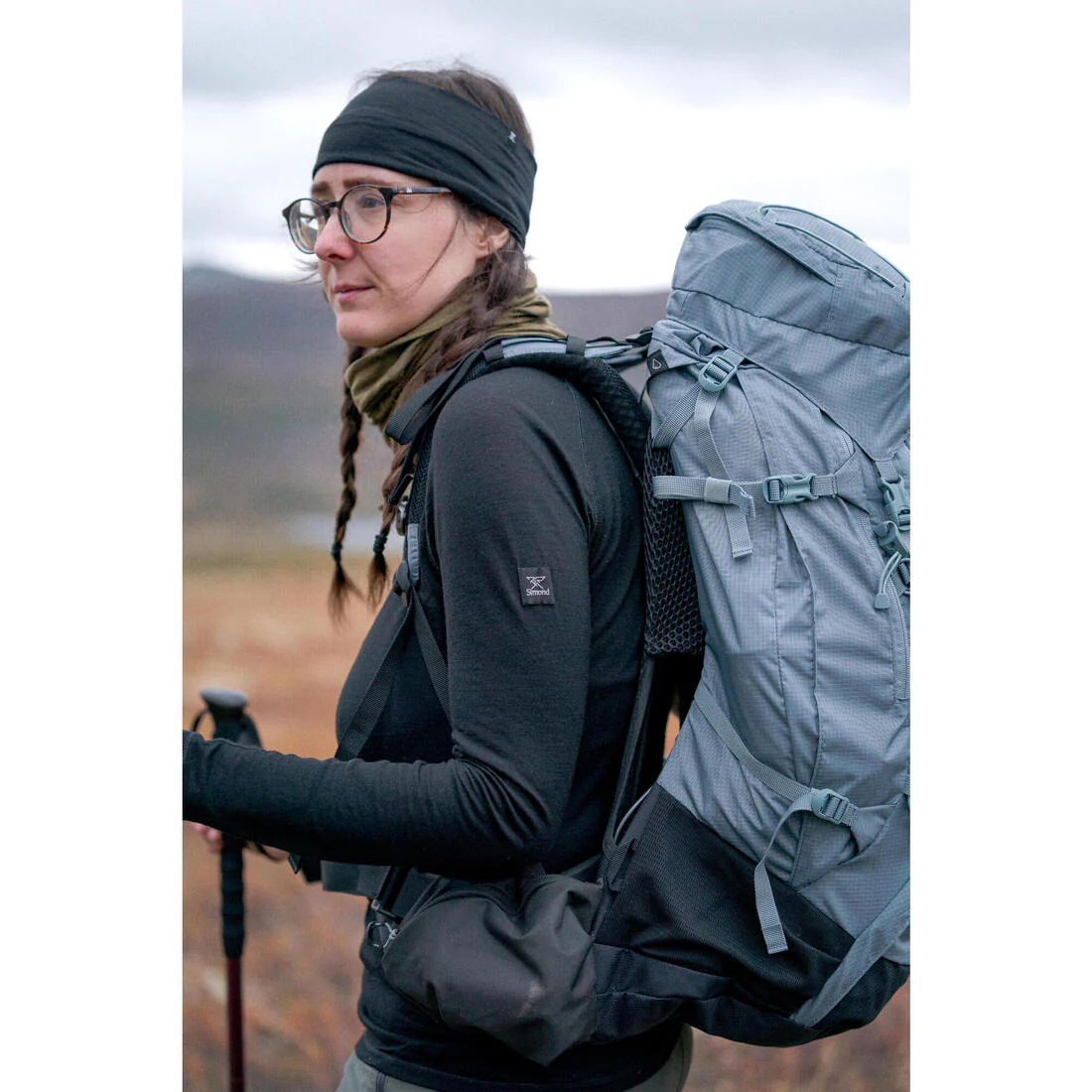 Mochila de trekking Mujer 45+10 L - MT500 AIR - Image 9