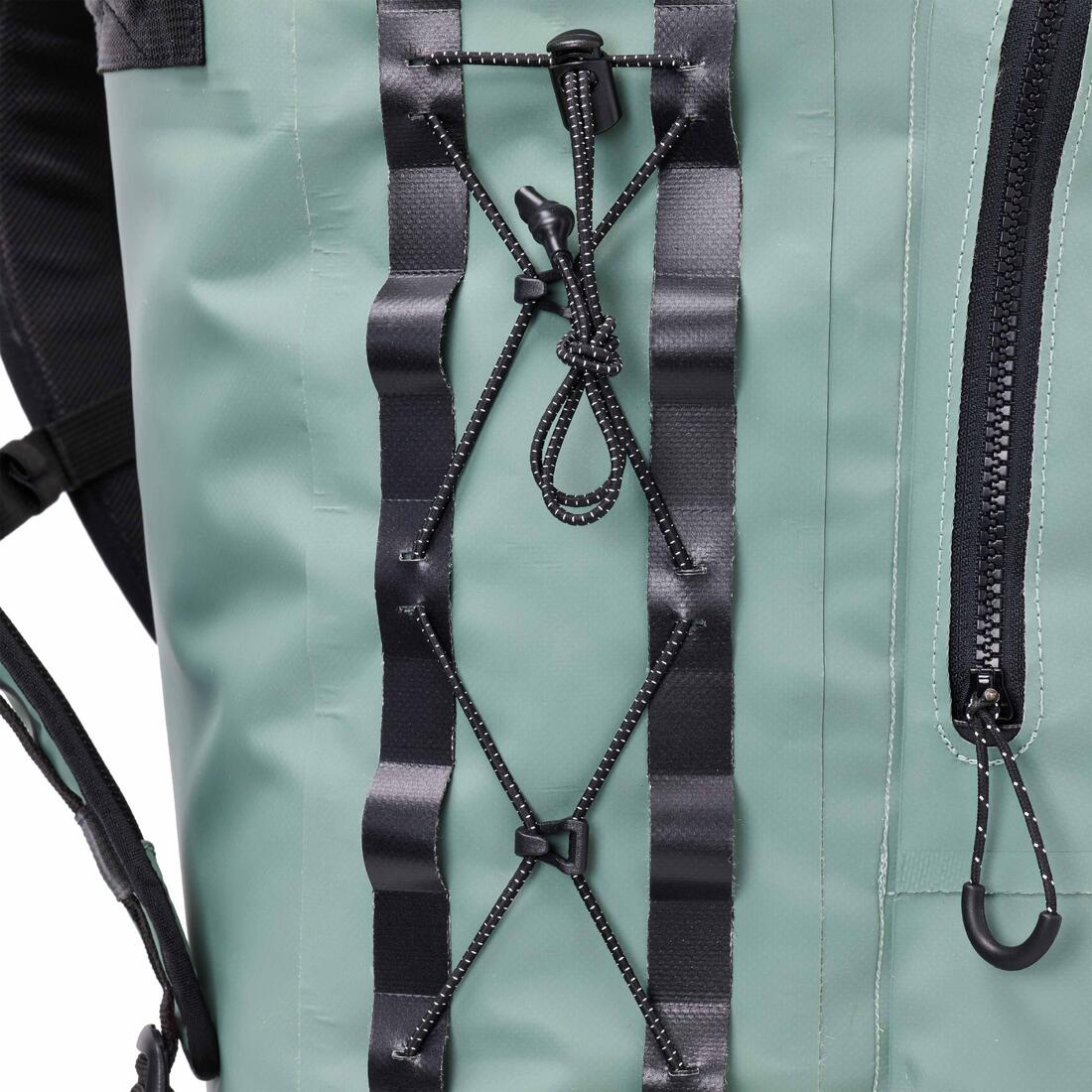 Mochila Deportes Acuáticos IPX6 500 Caqui Estanca 30 Litros - Image 5