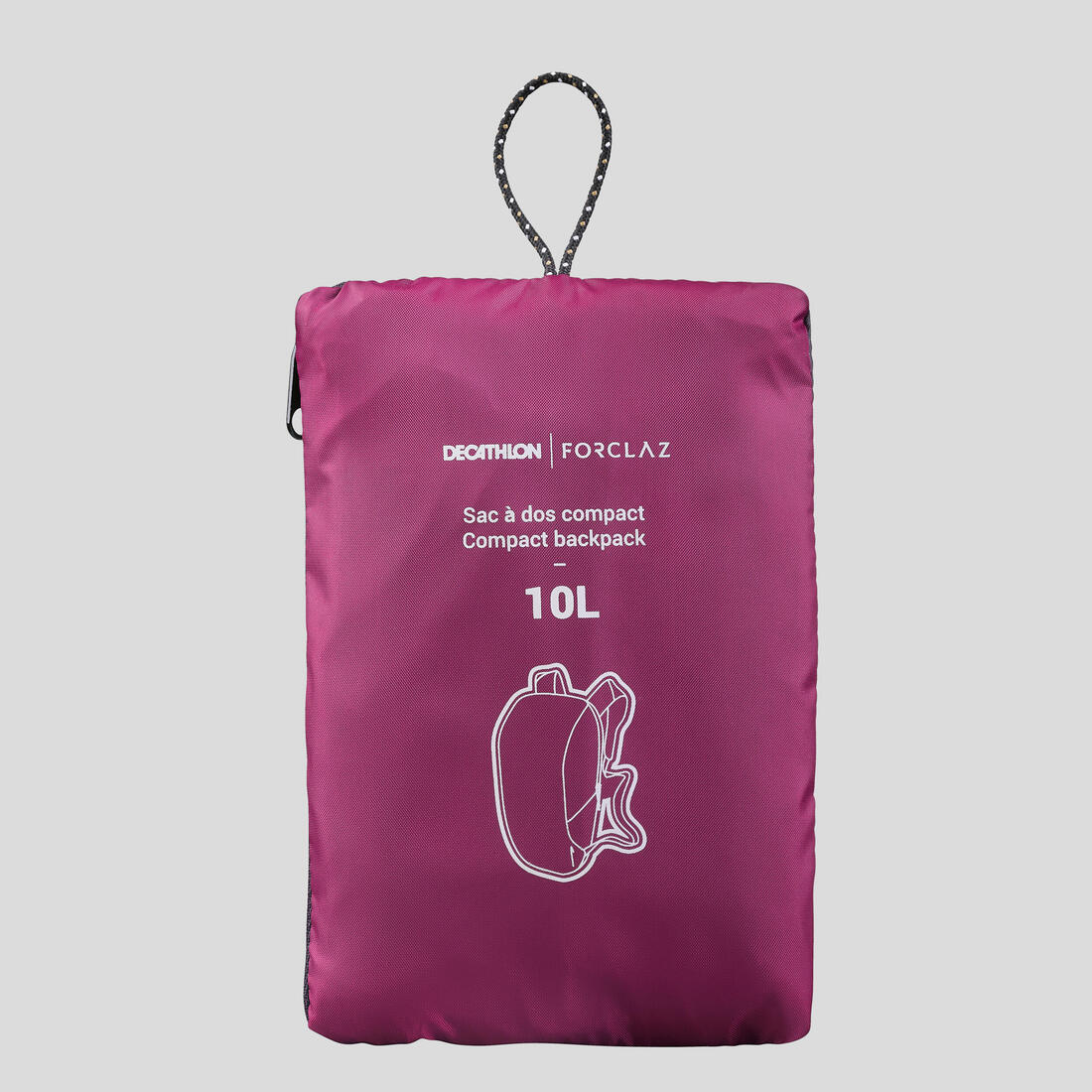 Mochila plegable de montaña y trekking viaje  10L Forclaz Compact - Image 18