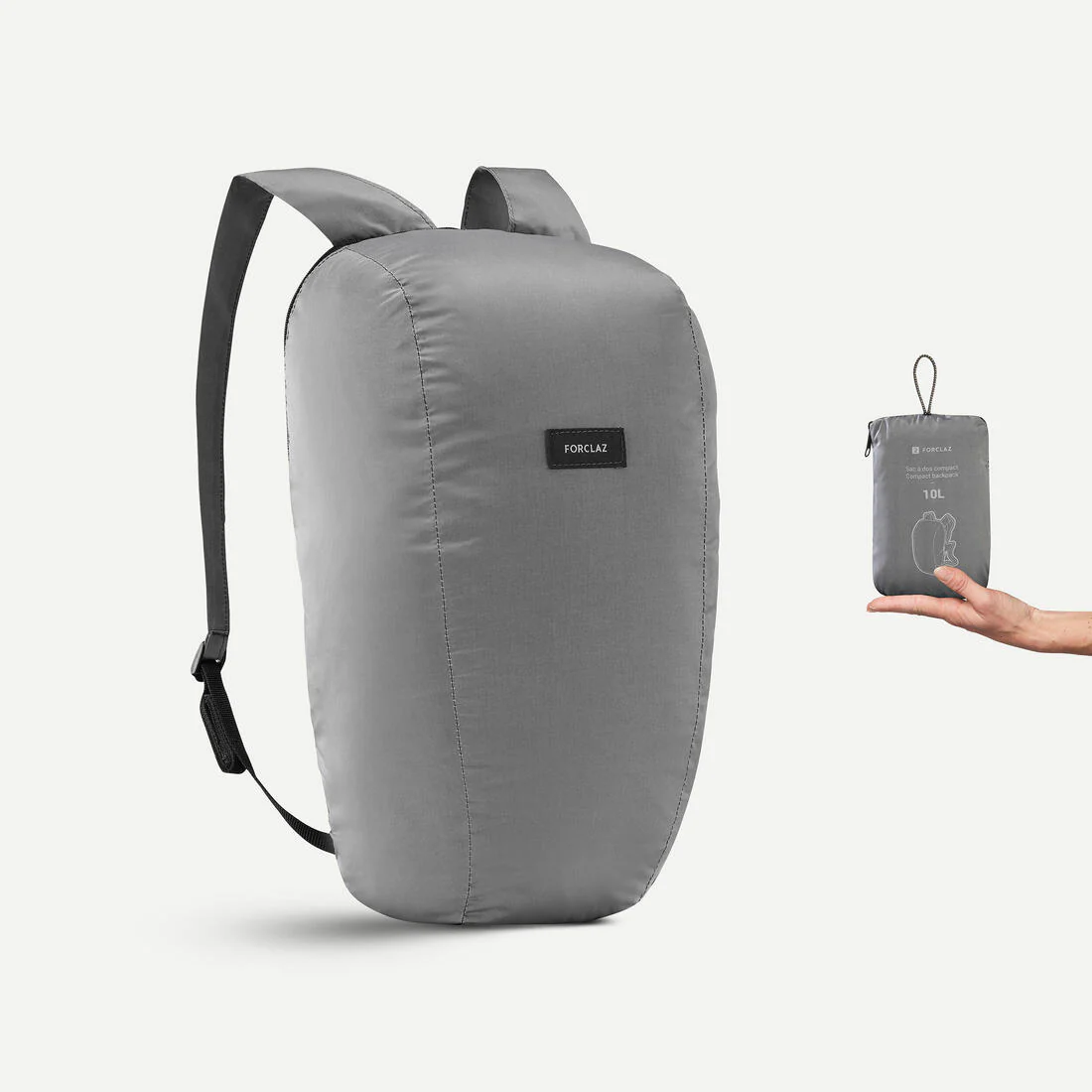 Mochila plegable de montaña y trekking viaje  10L Forclaz Compact - Image 25