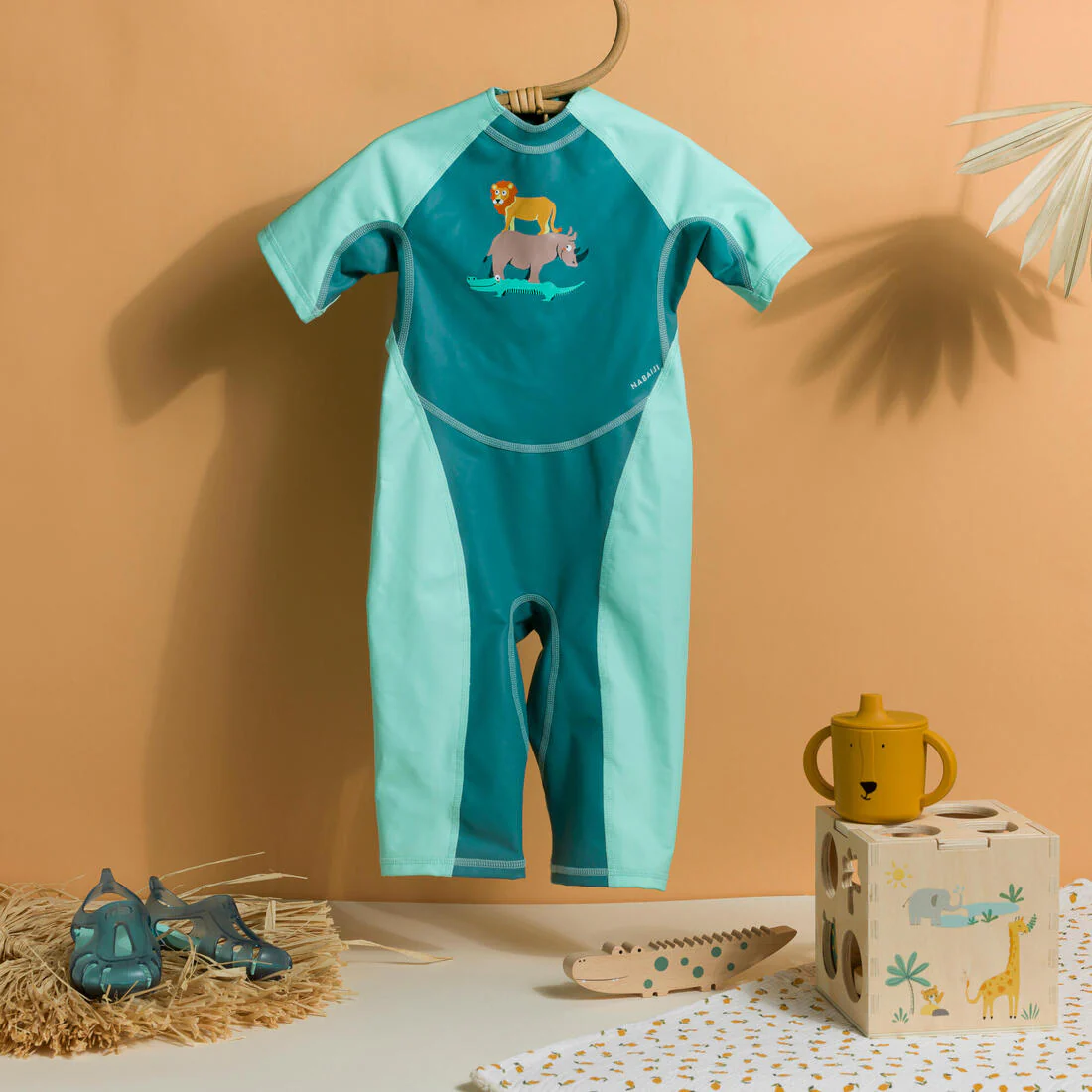 Neopreno Bebé Niños 12m-5A  Kloupi UPF50+  verde - Image 2