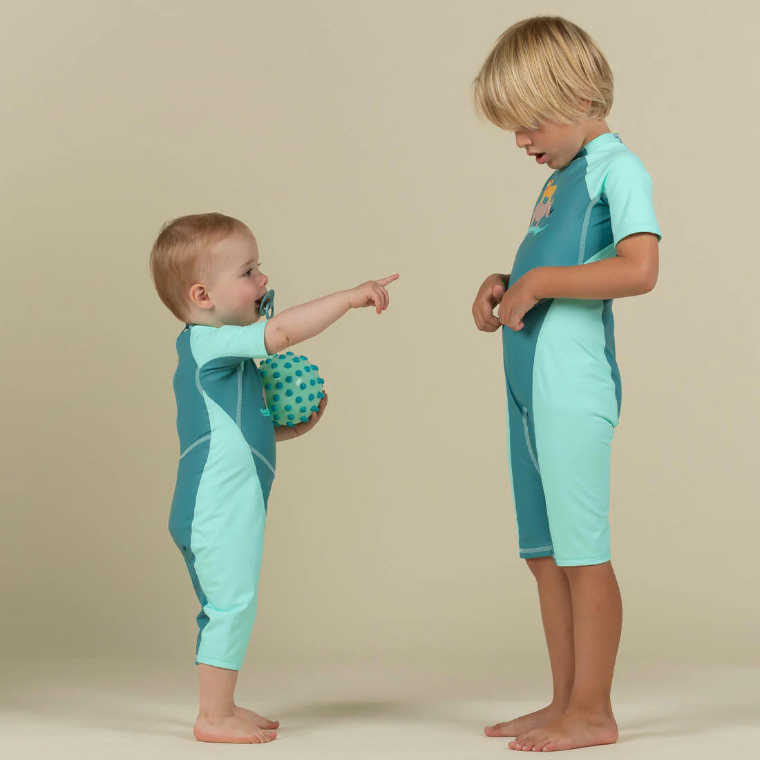 Neopreno Bebé Niños 12m-5A  Kloupi UPF50+  verde - Image 3