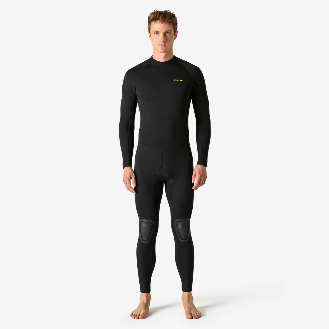 Neopreno surf Hombre agua fría 4/3mm 100 negro