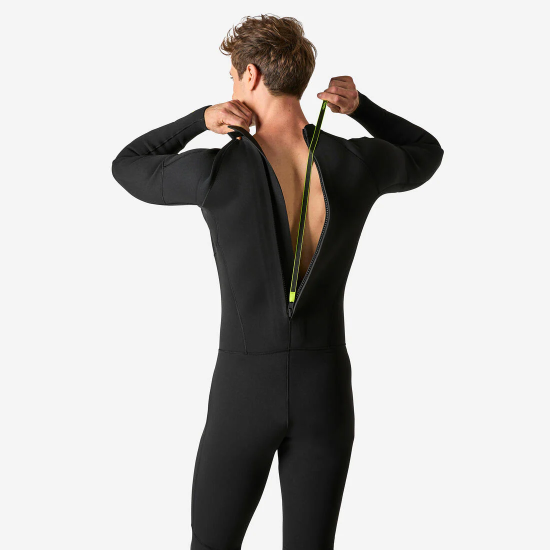 Neopreno surf Hombre agua fría 4/3mm 100 negro - Image 3