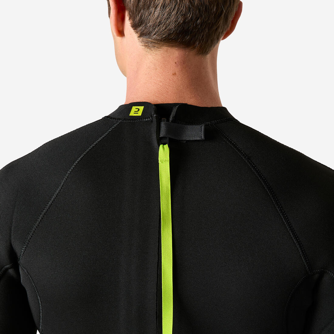 Neopreno surf Hombre agua fría 4/3mm 100 negro - Image 6