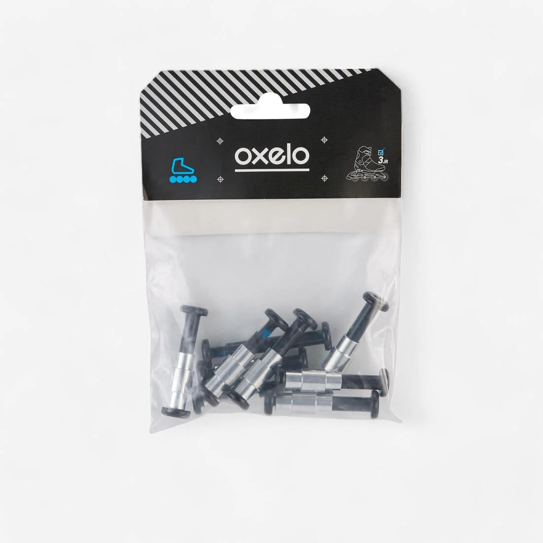 Pack Tornillos Roller Línea: 8+1 tornillo y espaciadores GUÍA PLÁSTICO EJES 6 mm