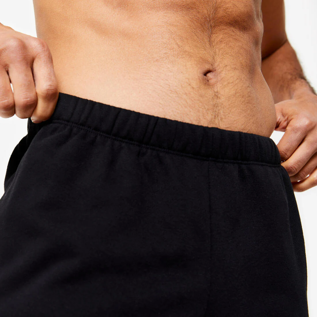 Pantalón chándal fitness regular Hombre Domyos 100 negro - Image 5
