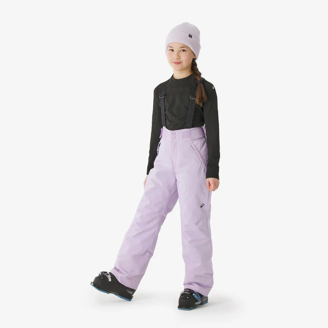 Pantalón con tirantes esquí y nieve impermeable Niños 6-14 años Wedze SKI-P 500 - Image 2