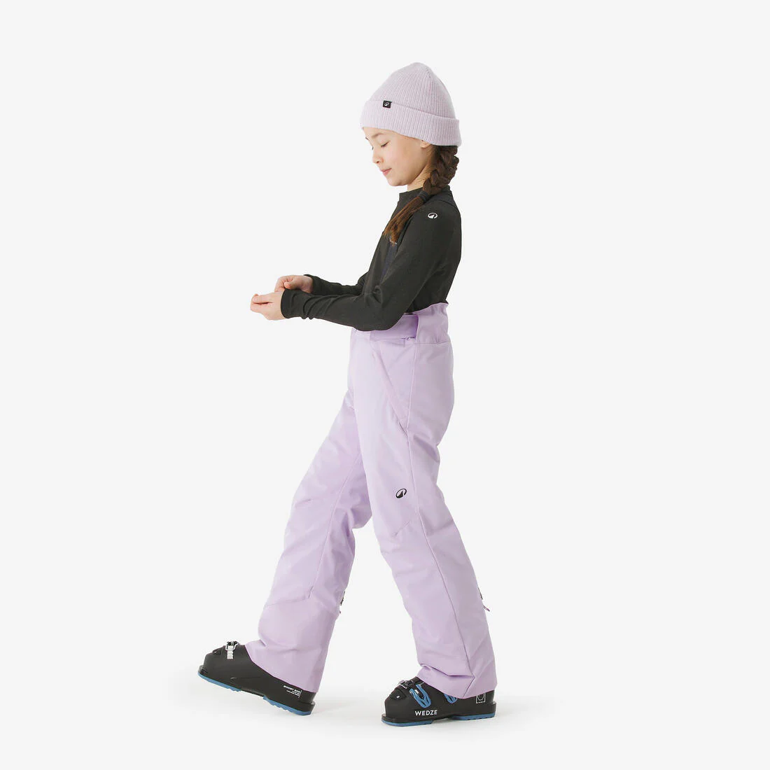 Pantalón con tirantes esquí y nieve impermeable Niños 6-14 años Wedze SKI-P 500 - Image 3