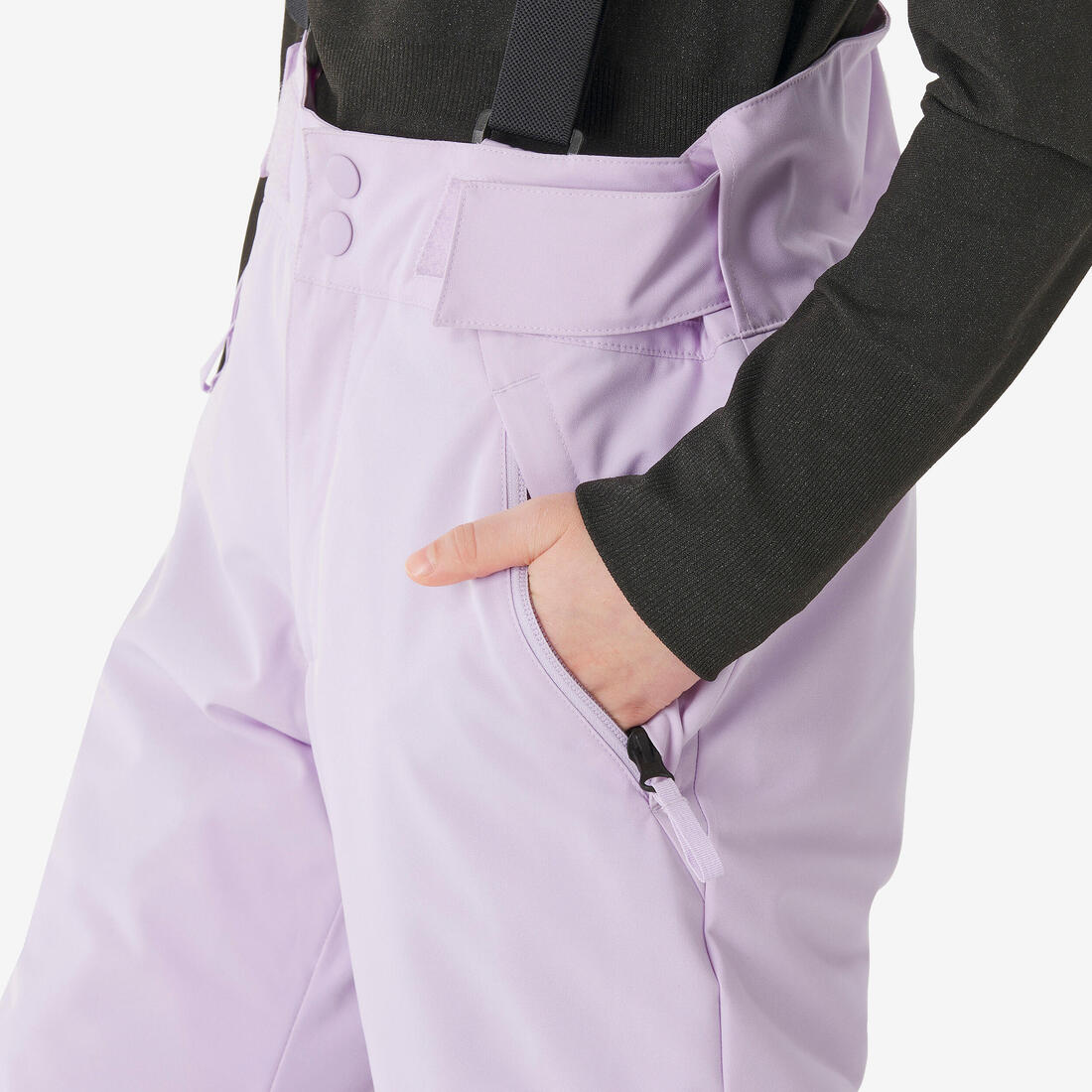 Pantalón con tirantes esquí y nieve impermeable Niños 6-14 años Wedze SKI-P 500 - Image 9