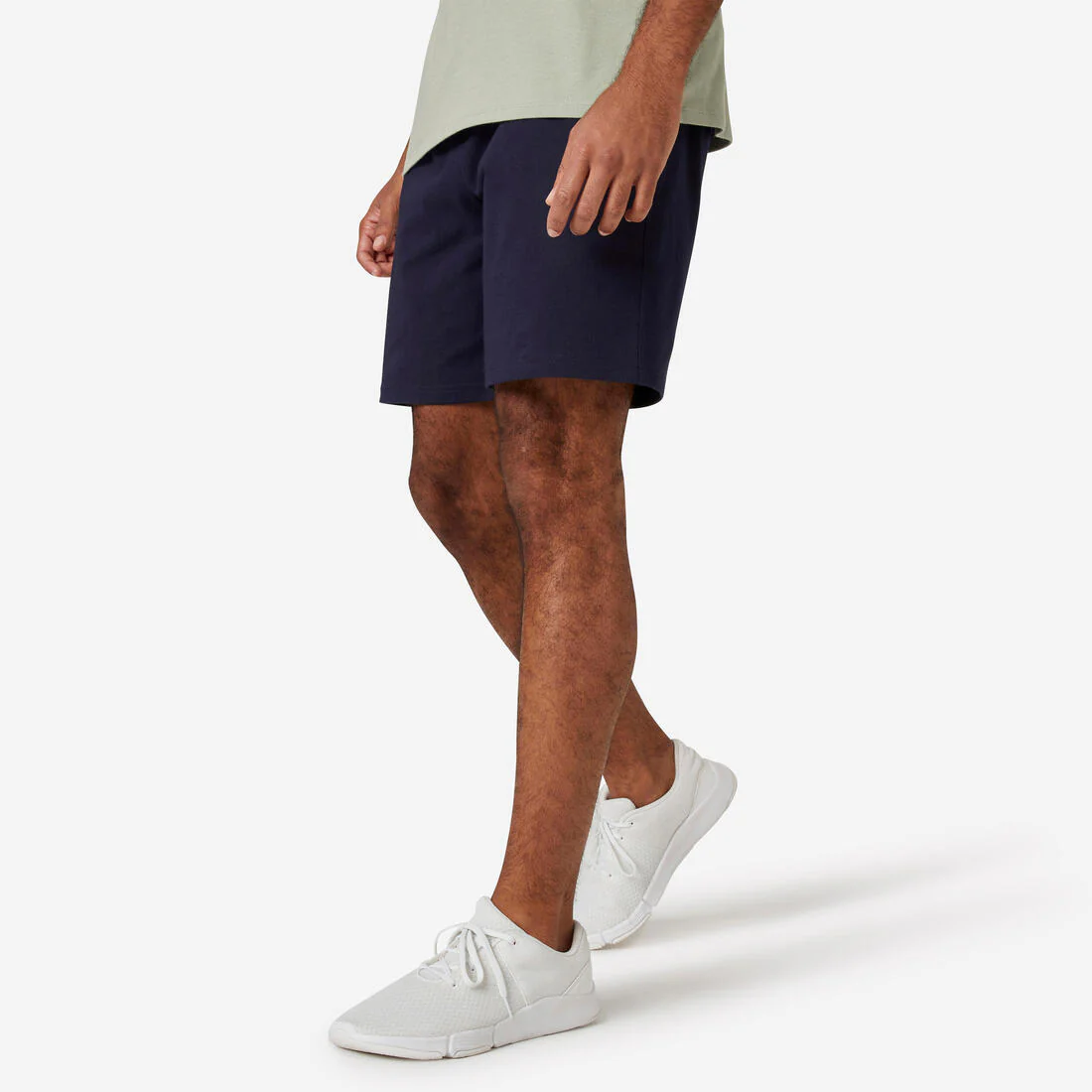 Pantalon corto chándal short recto algodón Hombre Domyos Essential