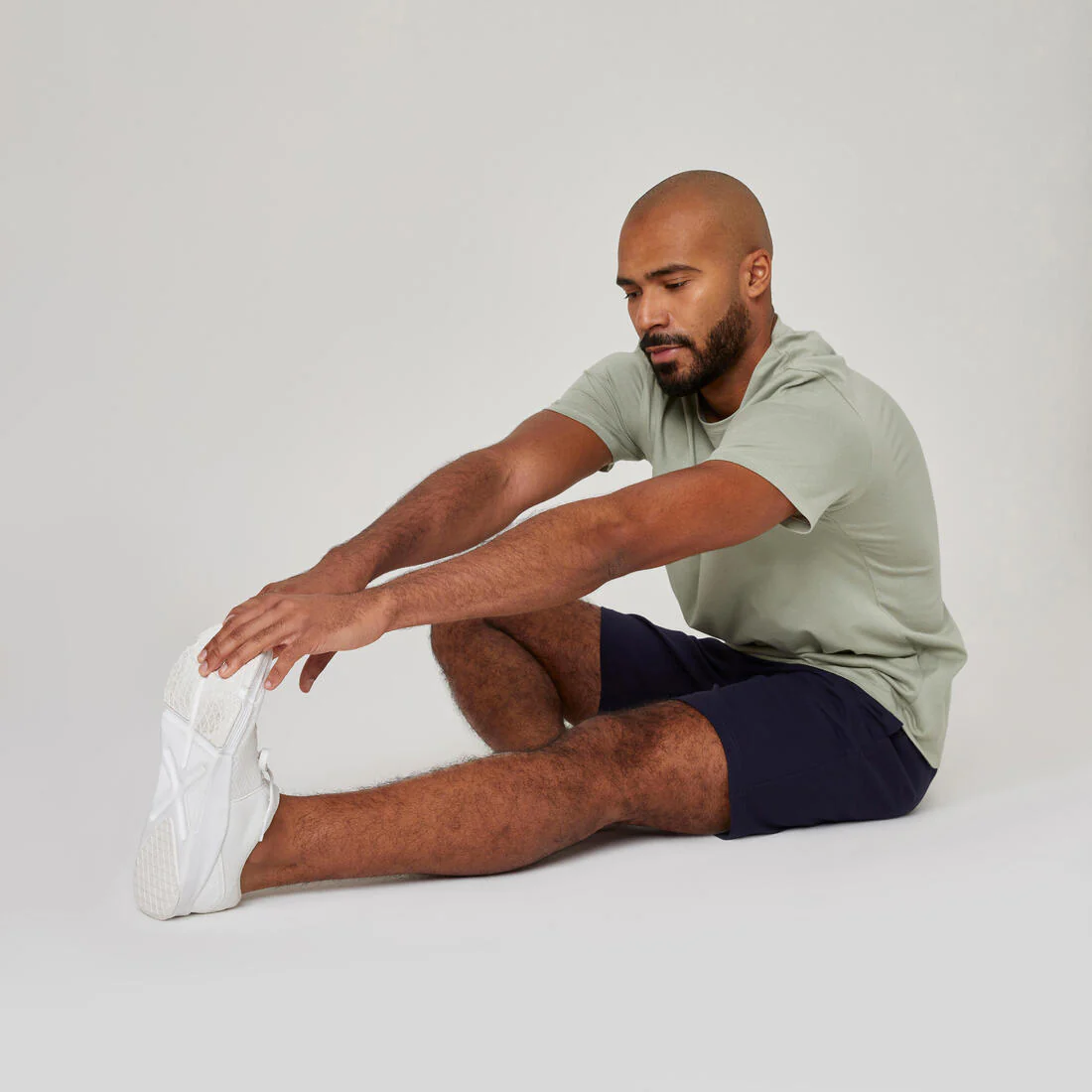 Pantalon corto chándal short recto algodón Hombre Domyos Essential - Image 11