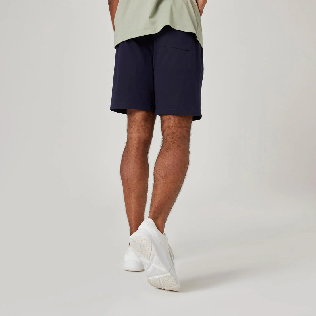 Pantalon corto chándal short recto algodón Hombre Domyos Essential - Image 4