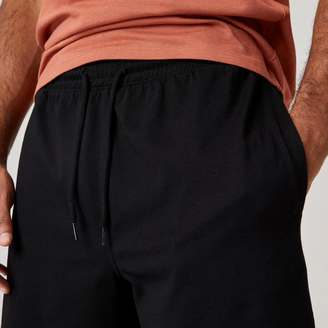 Pantalon corto chándal short recto algodón Hombre Domyos Essential - Image 6