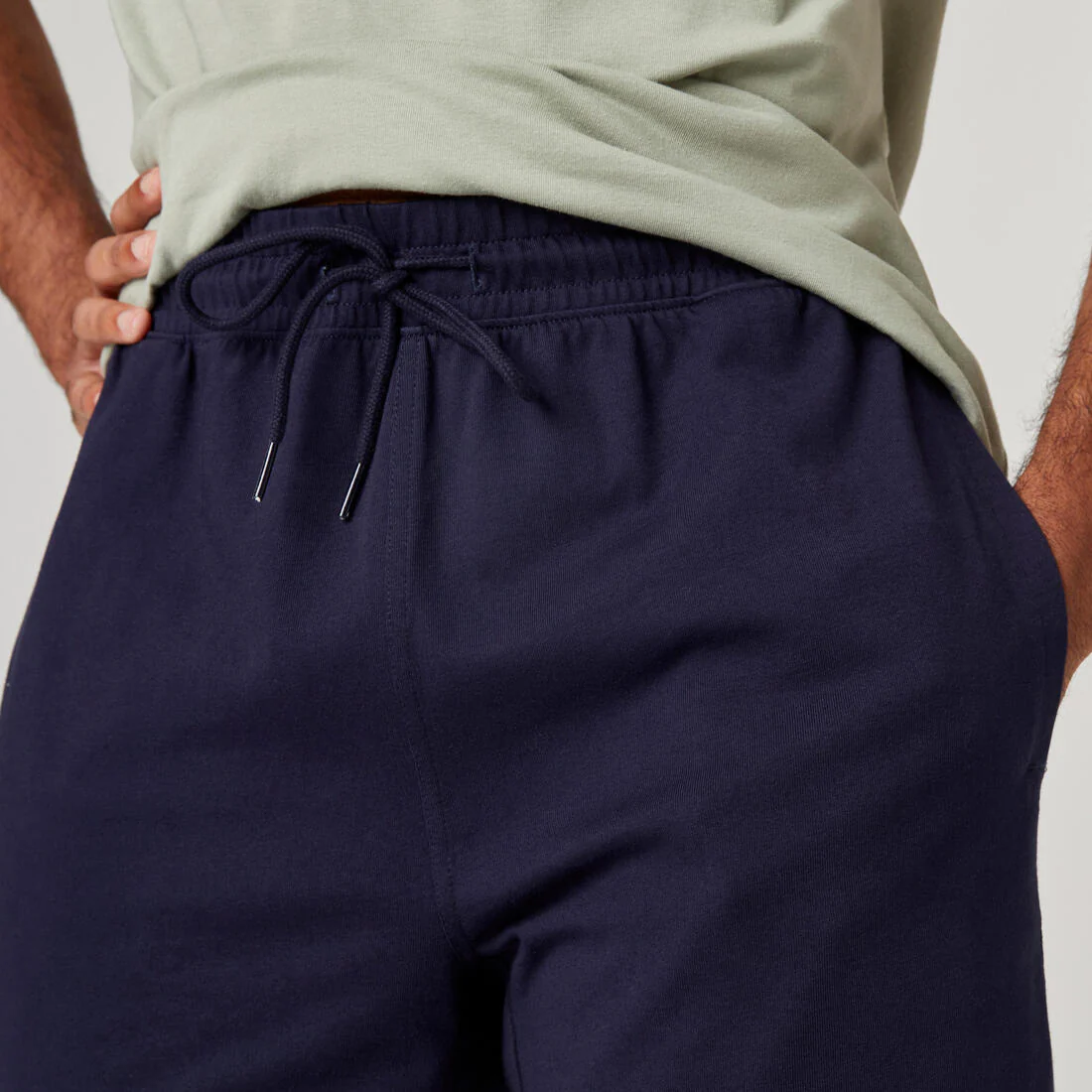 Pantalon corto chándal short recto algodón Hombre Domyos Essential - Image 7