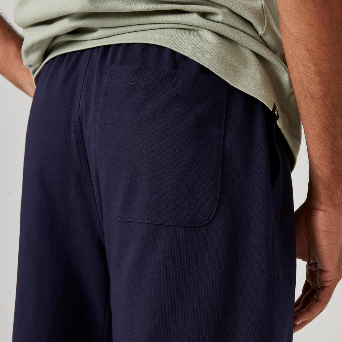 Pantalon corto chándal short recto algodón Hombre Domyos Essential - Image 9