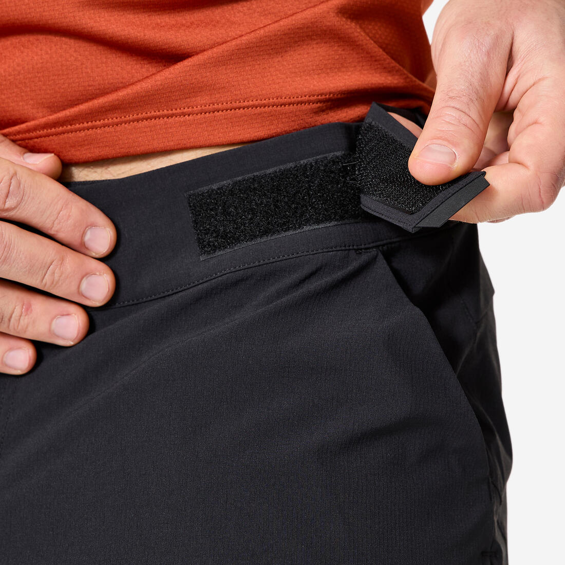 Pantalón Corto Cargo Ciclismo MTB 500 Hombre Negro - Image 3