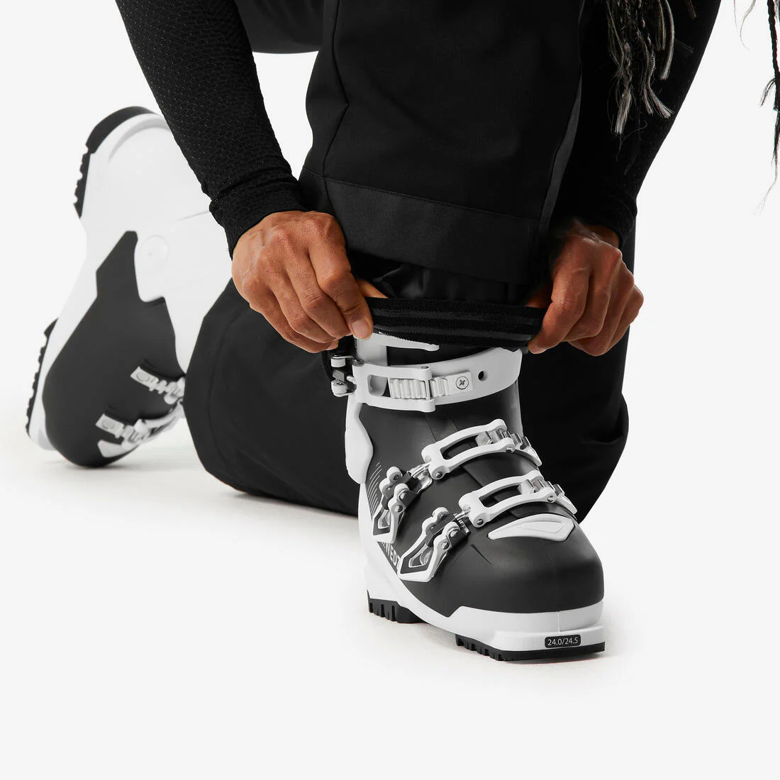 Pantalón de esquí y snowboard cálido y cómodo mujer, esquí 100 negro - Image 7