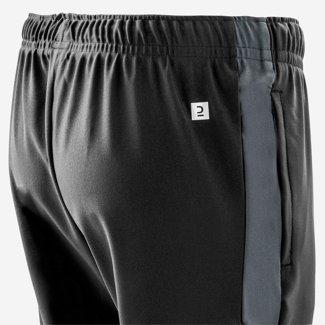 Pantalón de fútbol Niños Kipsta Viralto gris carbono y negro - Image 8