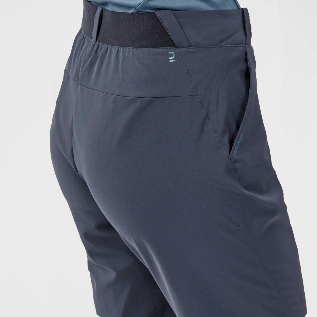 Pantalón de montaña y trekking Mujer Quechua MH100 azul - Image 4