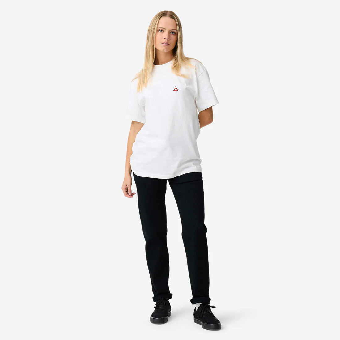 PANTALÓN DE SKATE CHINO CN500 HEAVY NEGRO - Image 3
