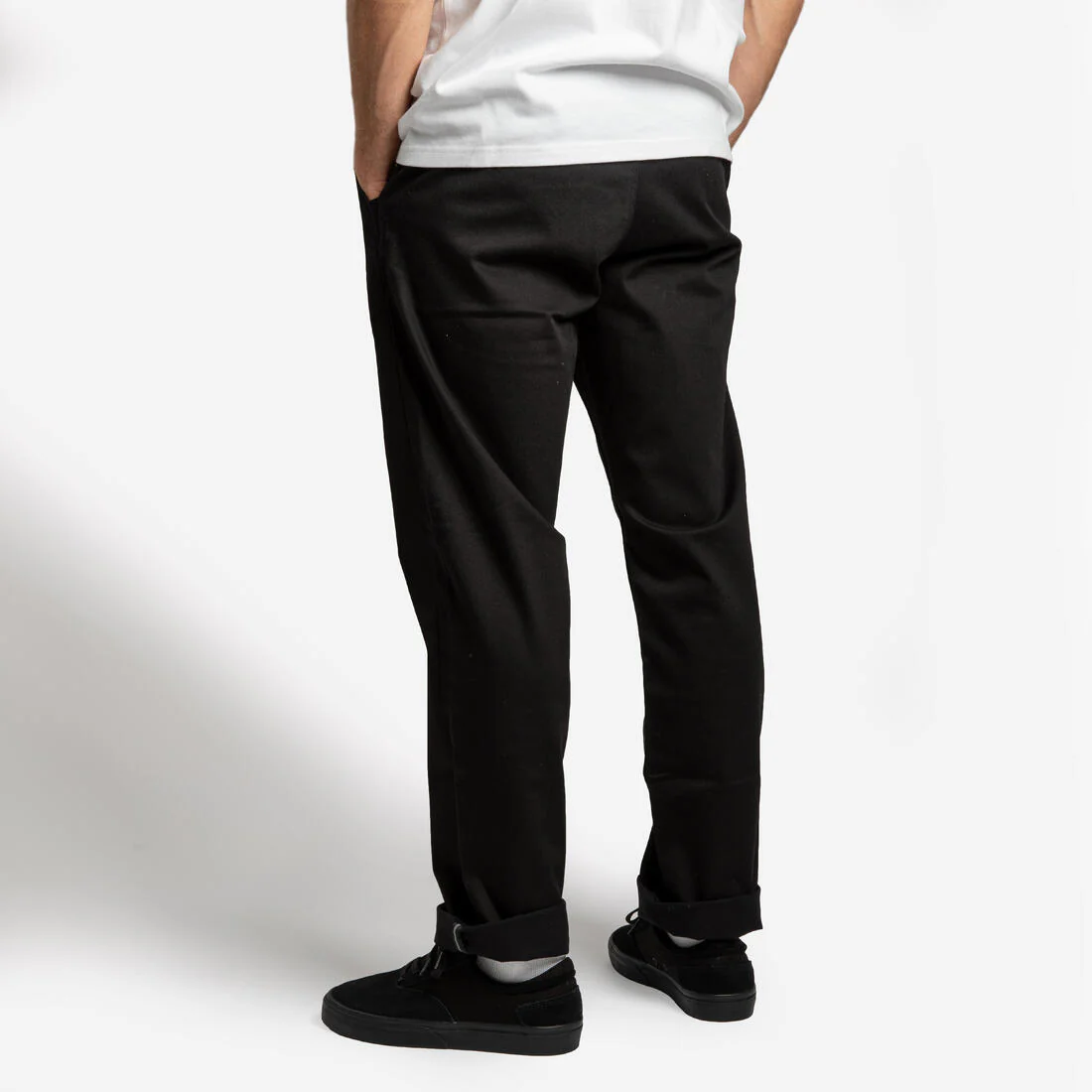 PANTALÓN DE SKATE CHINO CN500 HEAVY NEGRO - Image 6