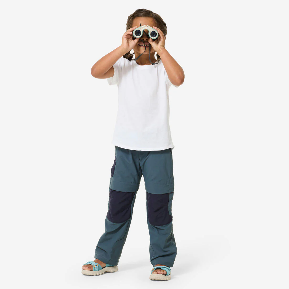 Pantalón desmontable de montaña y trekking Niños 2-6 años MH500 - Image 2