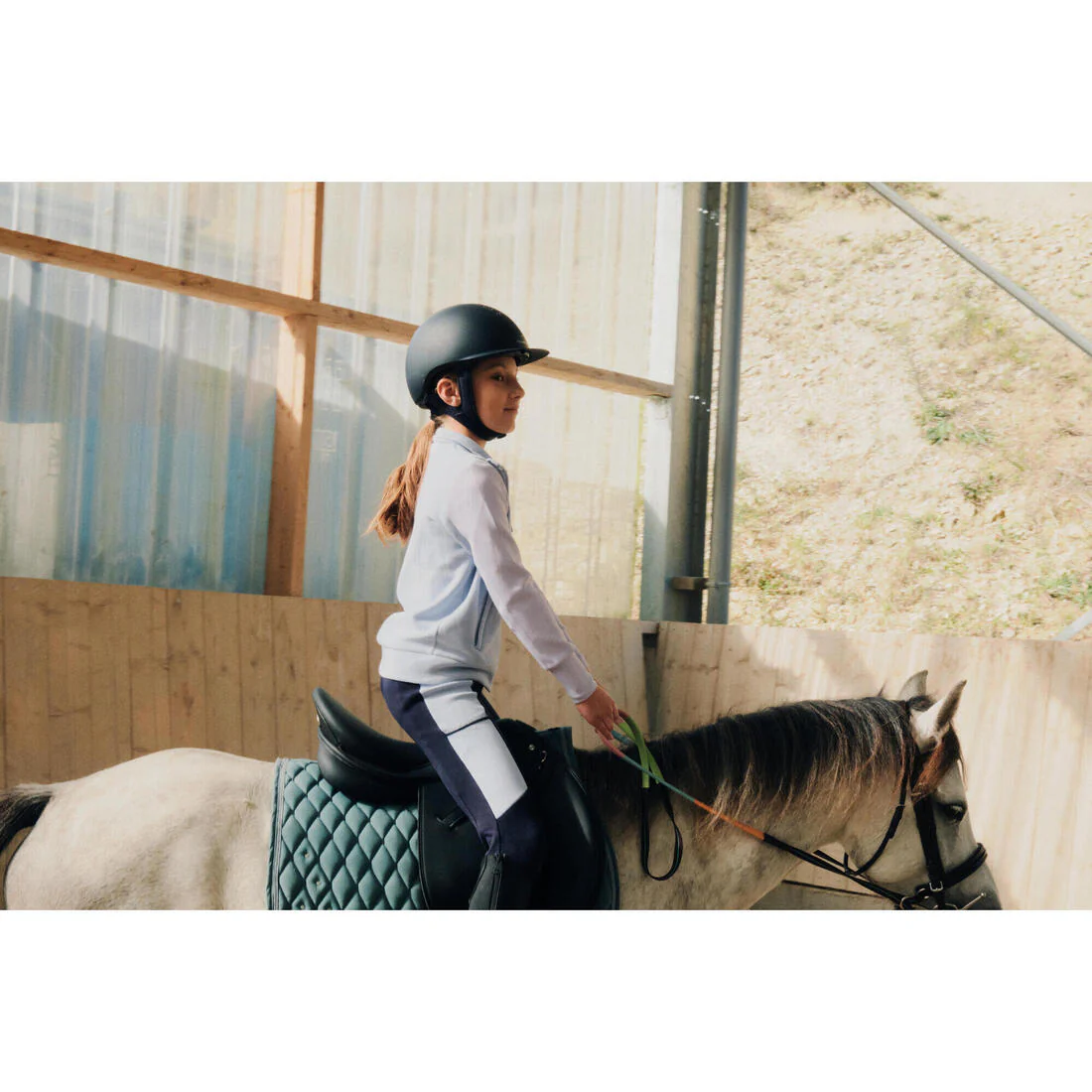 Pantalón Equitación Magic Niños Lila - Image 14
