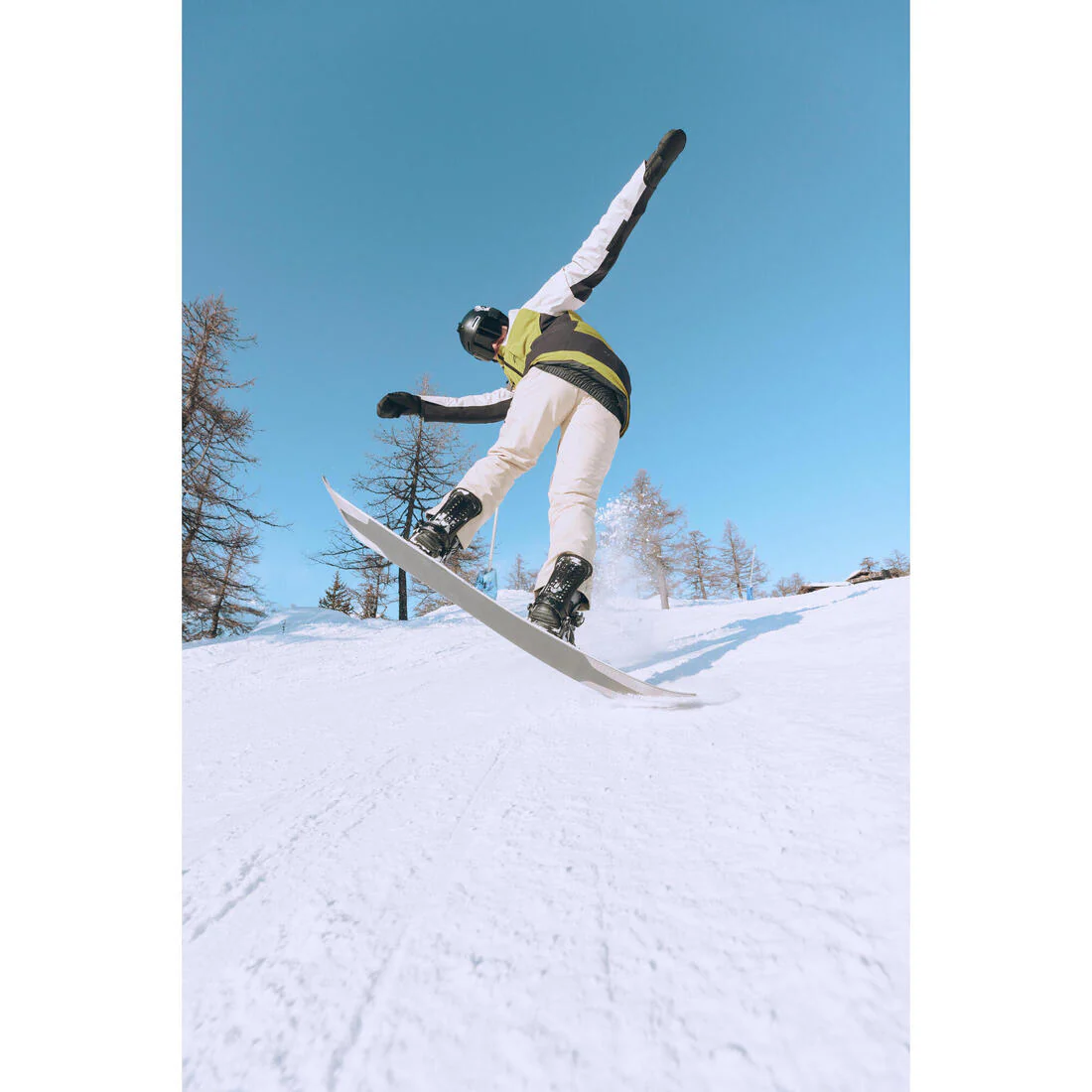 Pantalón esquí y snowboard resistente e impermeable hombre, SNB 500 beige - Image 10