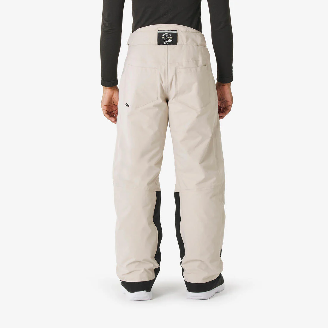 Pantalón esquí y snowboard resistente e impermeable hombre, SNB 500 beige - Image 3