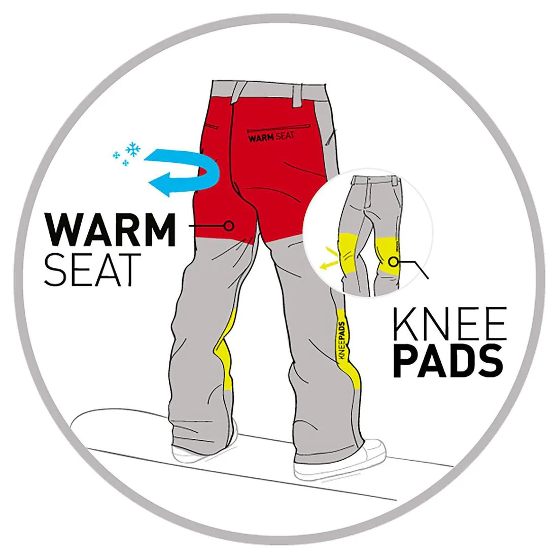 Pantalón snowboard y nieve impermeable Mujer Dreamscape SNB 100 - Image 8