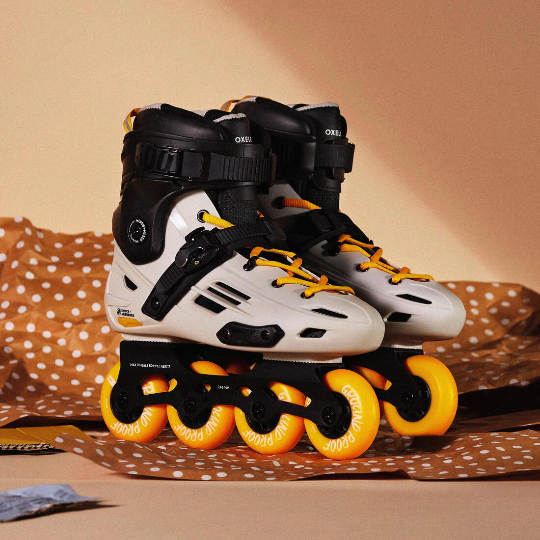 Patines Línea Adulto Oxelo Freeride Hardboot MF500 - Image 35