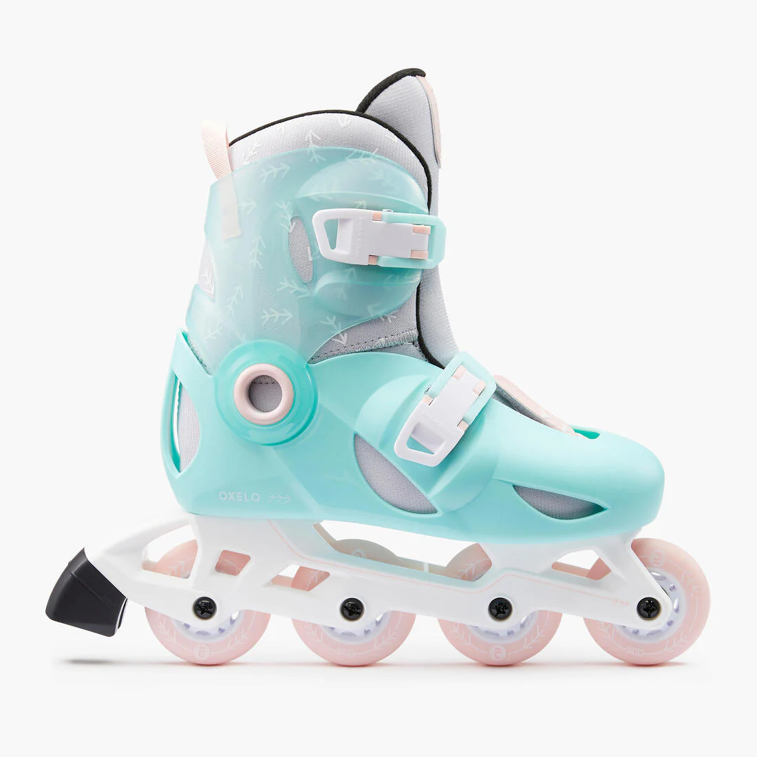 Patines Línea Niños Oxelo Ajustable 3 tallas Play 5 Menta - Image 2