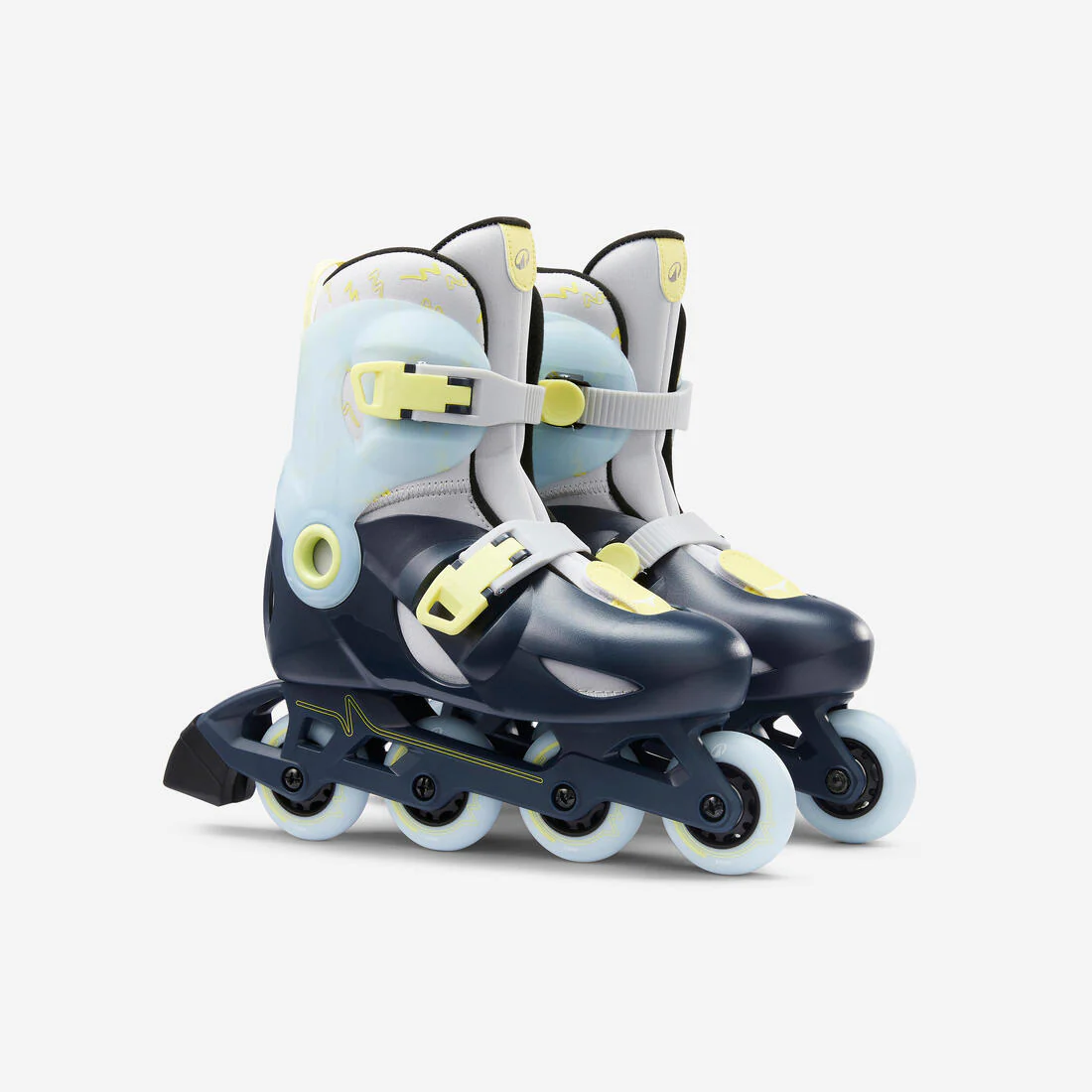 Patines Línea Niños Oxelo Ajustable 3 tallas Play 5 Menta - Image 4