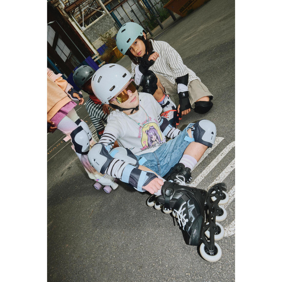 Patines Línea Niños Oxelo ajustable 4 tallas Fit 3 - Image 39