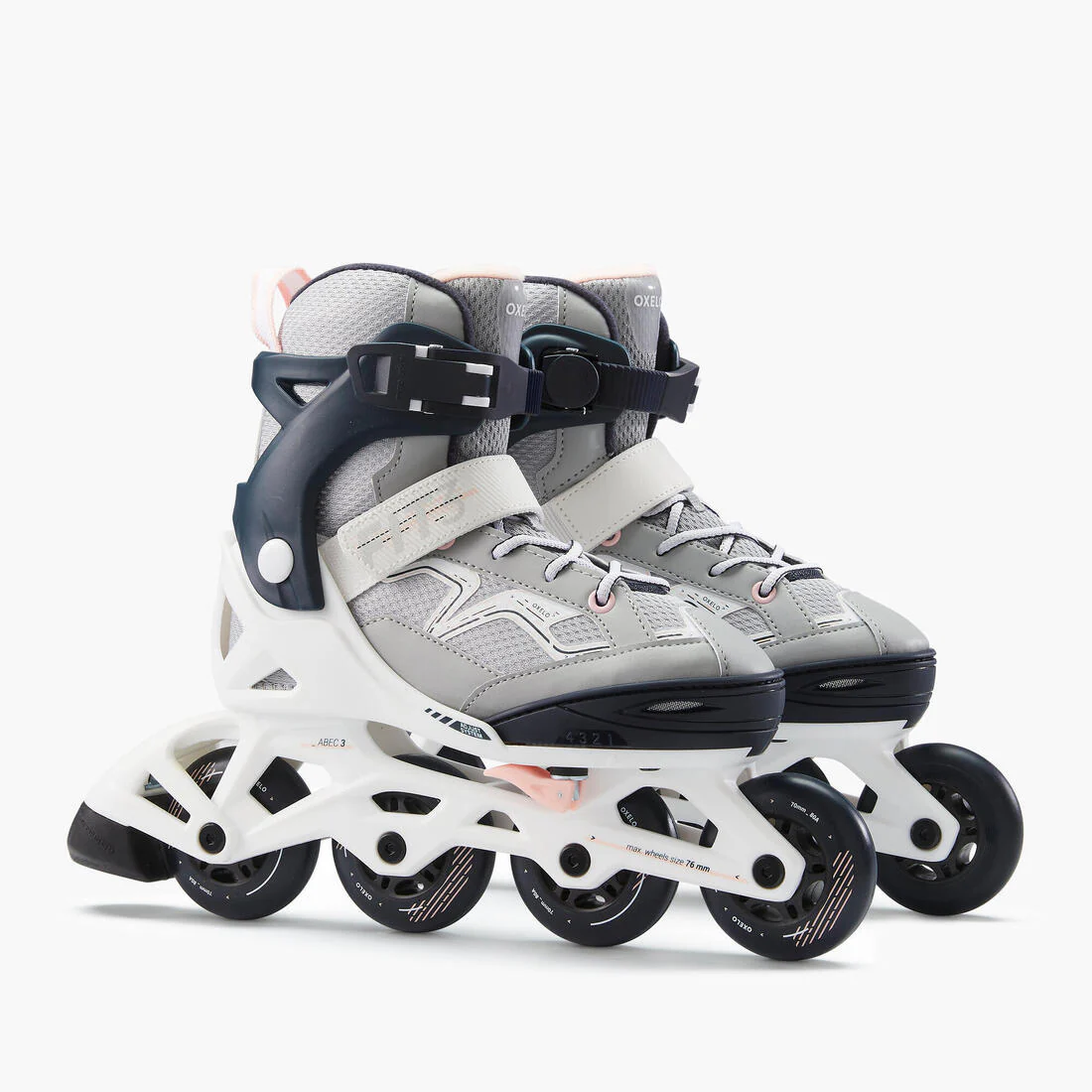 Patines Línea Niños Oxelo ajustable 4 tallas Fit 3 - Image 4