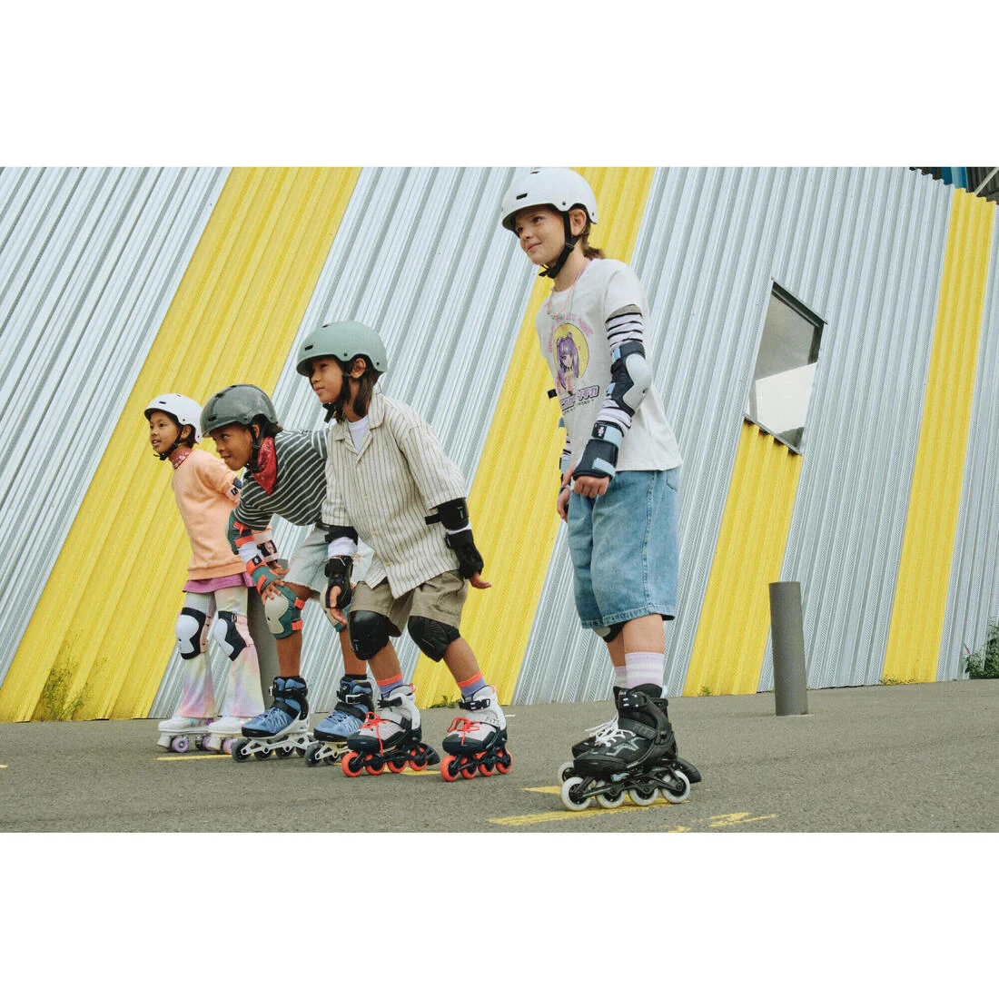 Patines Línea Niños Oxelo ajustable 4 tallas Fit 3 - Image 41