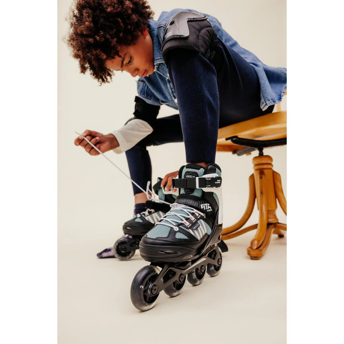 Patines Línea Niños Oxelo Ajustable 4 tallas Fit 5 - Image 19