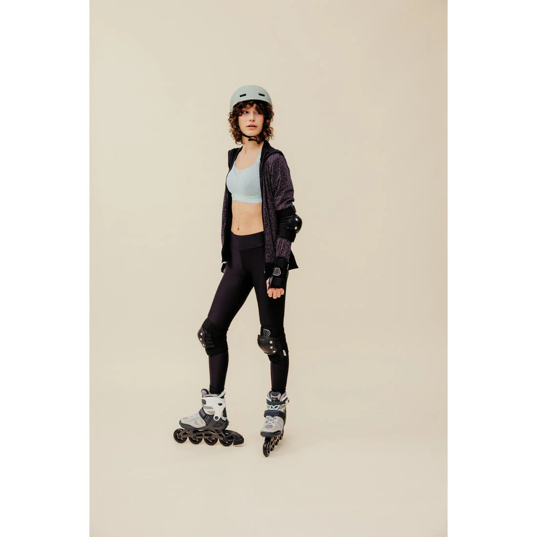 Patines Línea Oxelo Roller Fitness FIT500 Gris - Image 11