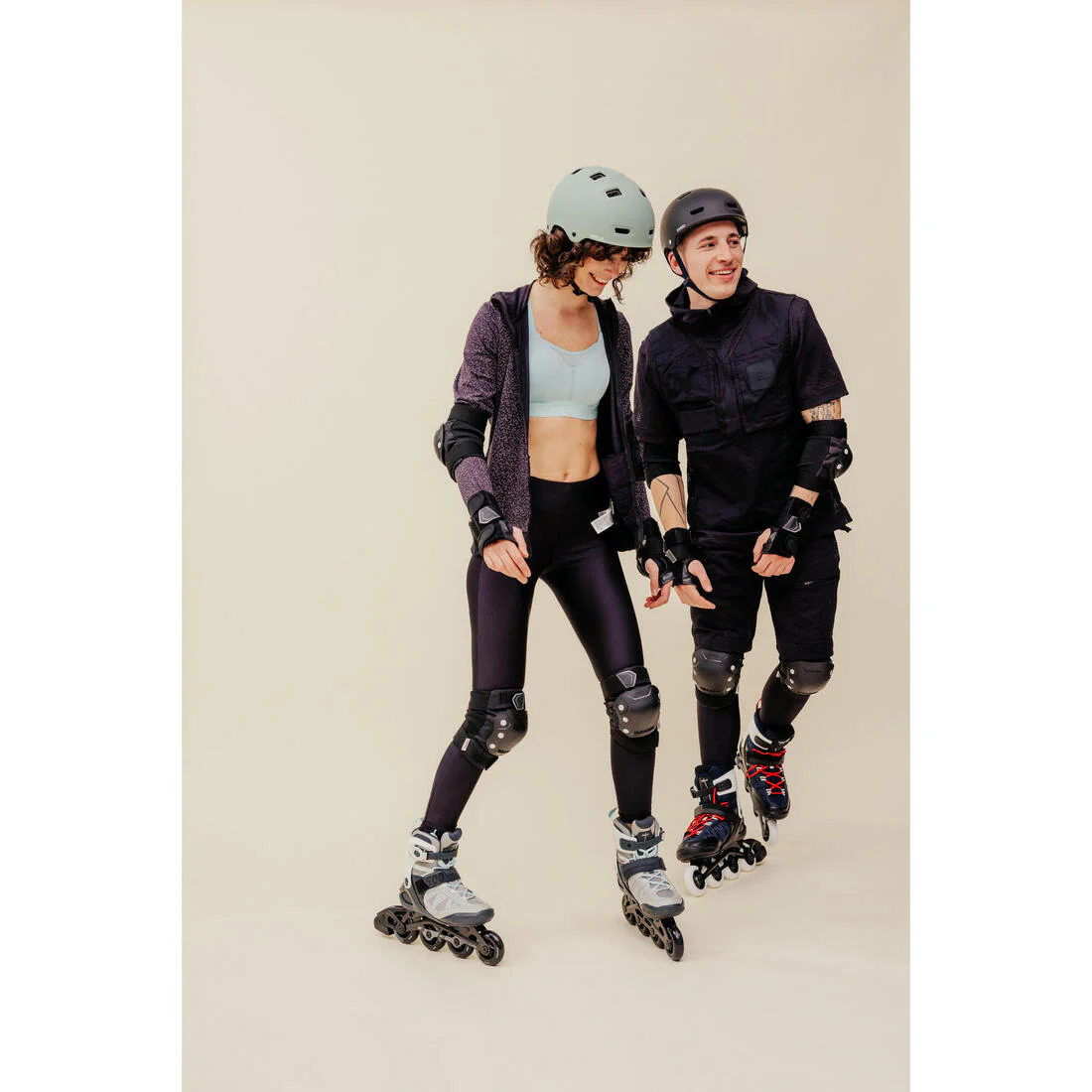 Patines Línea Oxelo Roller Fitness FIT500 Gris - Image 12