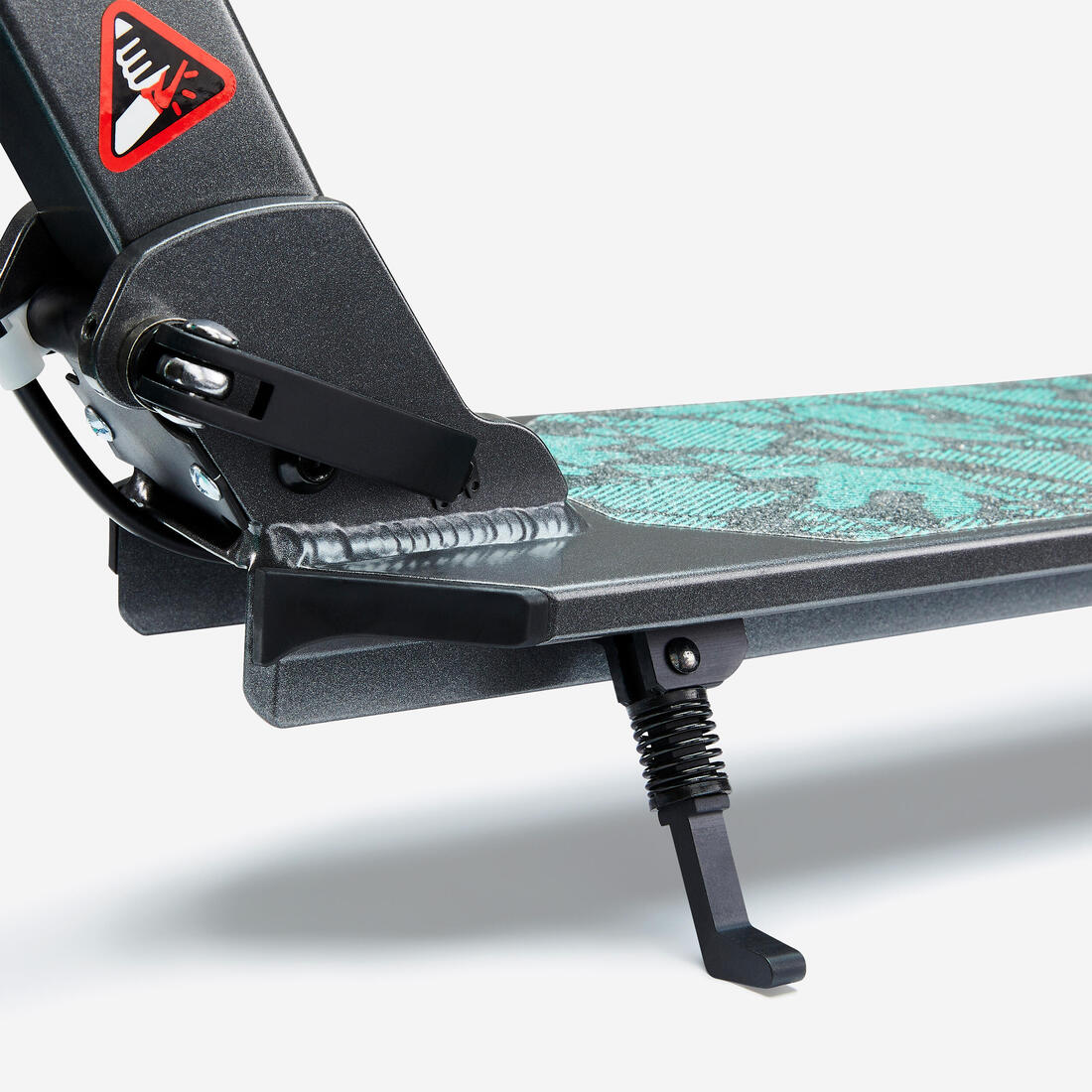 Patinete Ajustable  Scooter Niños Oxelo MID5 Gris Menta con freno en manillar - Image 10