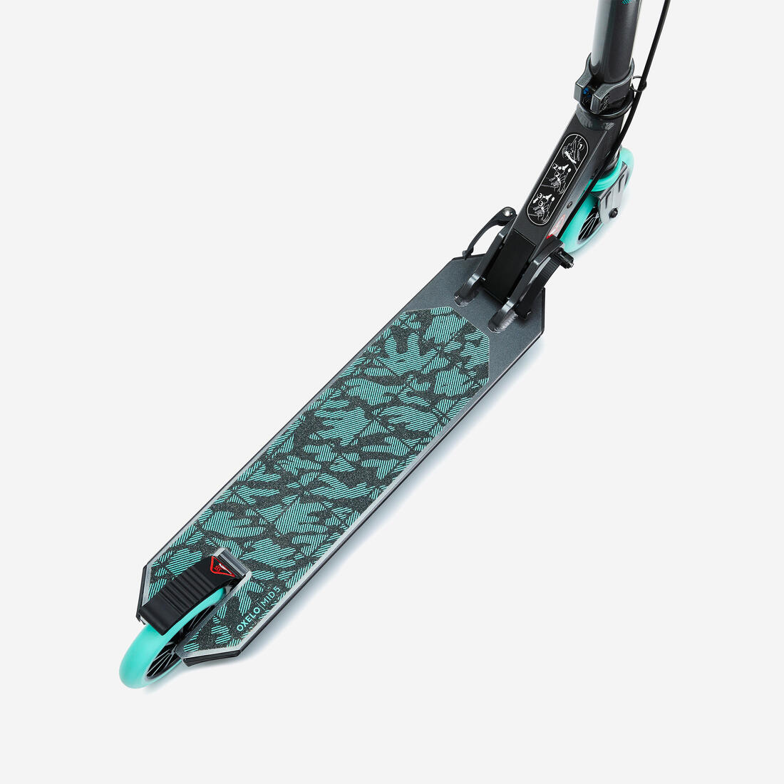 Patinete Ajustable  Scooter Niños Oxelo MID5 Gris Menta con freno en manillar - Image 14