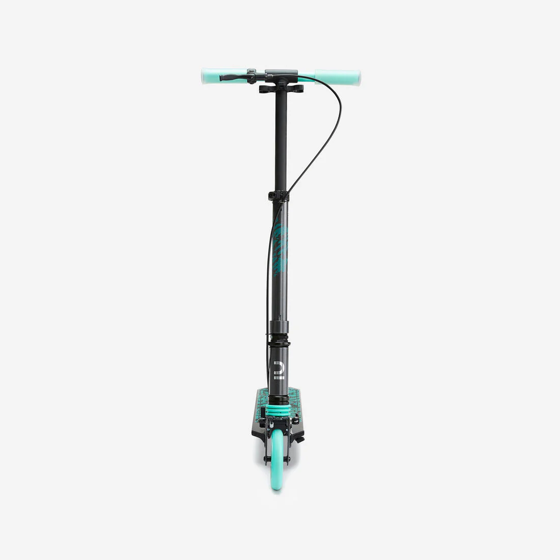 Patinete Ajustable  Scooter Niños Oxelo MID5 Gris Menta con freno en manillar - Image 3