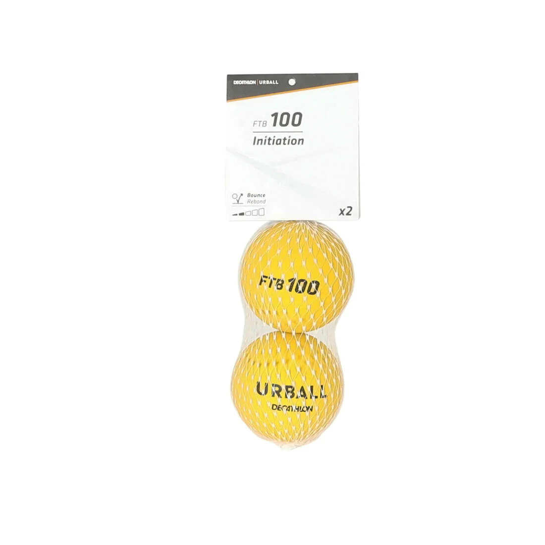 Pelota Frontenis Urball FTB100 x2 Amarillo - Image 4
