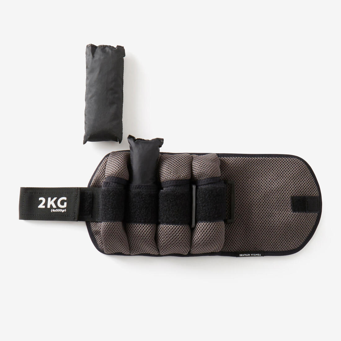 Pesas Tobilleras Lastres Fitness Modulables 2 kg Gris - Image 2
