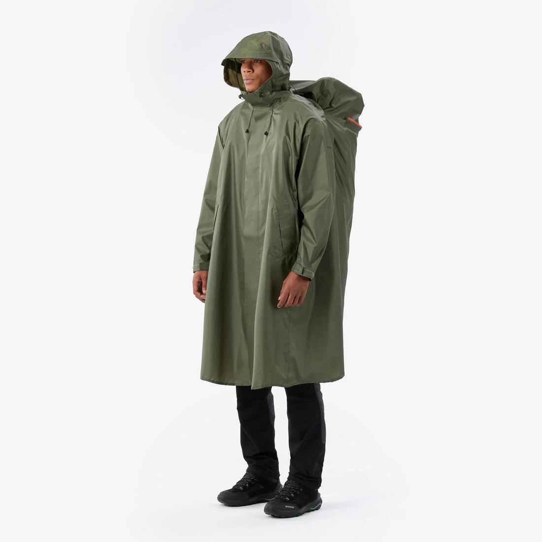 Poncho impermeable de senderismo ajustable 75 L máx - MT900 2.0 - caqui - Image 3