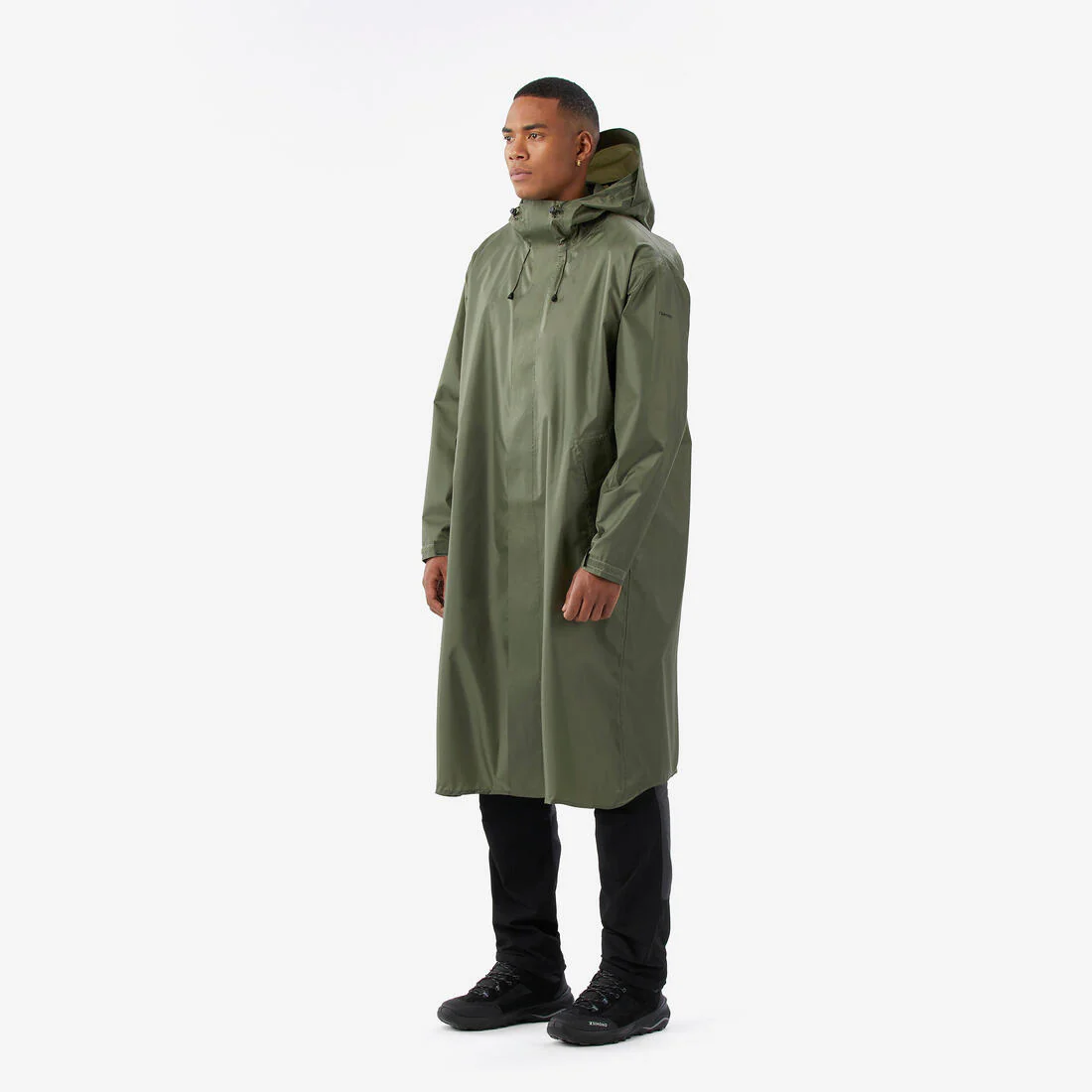 Poncho impermeable de senderismo ajustable 75 L máx - MT900 2.0 - caqui - Image 4