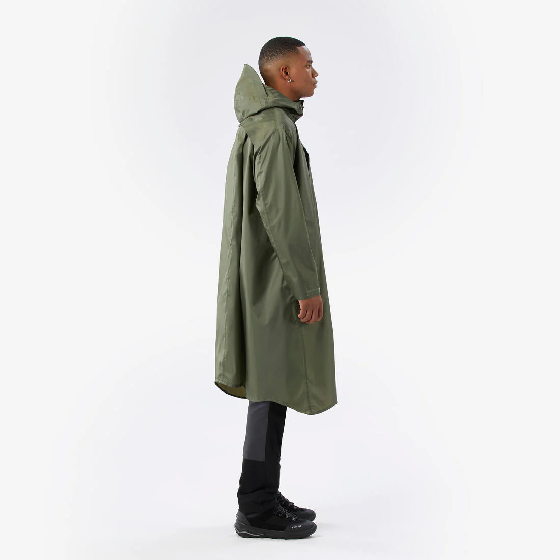 Poncho impermeable de senderismo ajustable 75 L máx - MT900 2.0 - caqui - Image 6