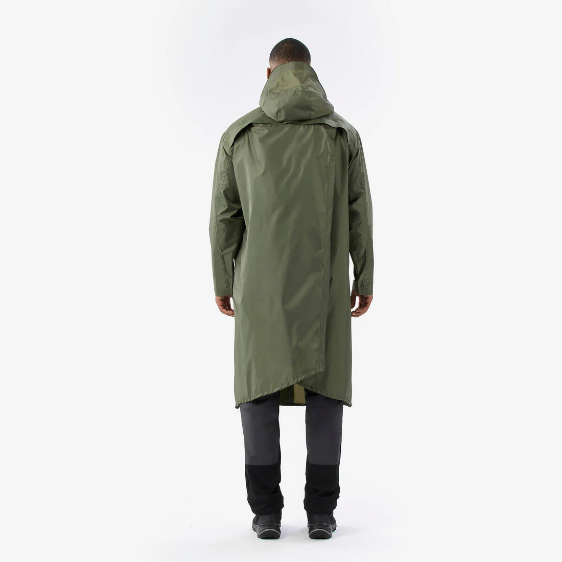 Poncho impermeable de senderismo ajustable 75 L máx - MT900 2.0 - caqui - Image 8