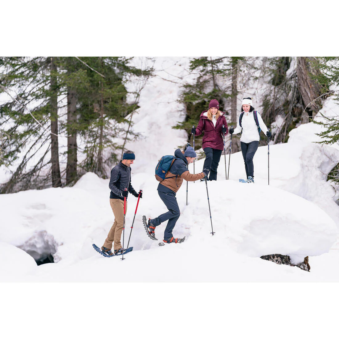 Raquetas de nieve tamiz mediano Hombre talla 40-48 Quechua SH100 Easy - Image 17